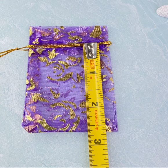 19 Purple Organza Mesh Bags PRICE IS FIRM - Picture 3 of 4